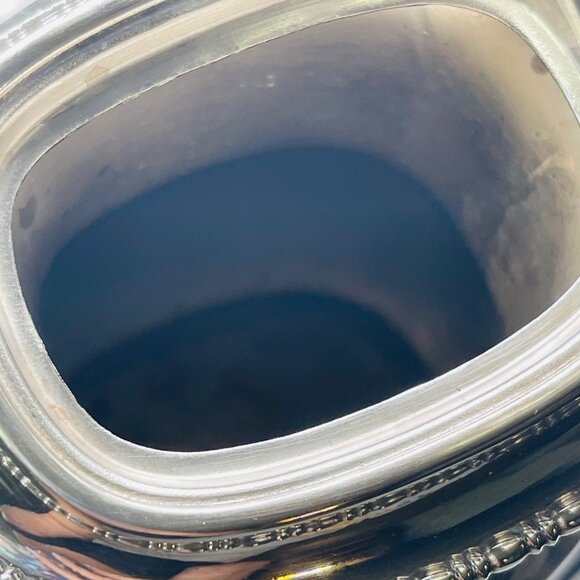 Vintage Silver Teapot With Black Handle - Picture 5 of 8